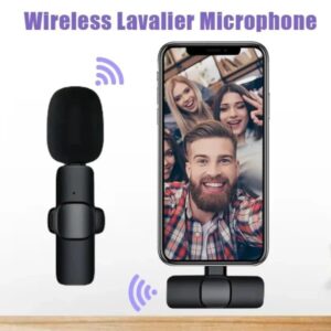 K8 Type-c Wireless Lavalier Microphone Portable Audio Video Recording Mic